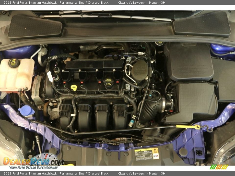 2013 Ford Focus Titanium Hatchback Performance Blue / Charcoal Black Photo #16
