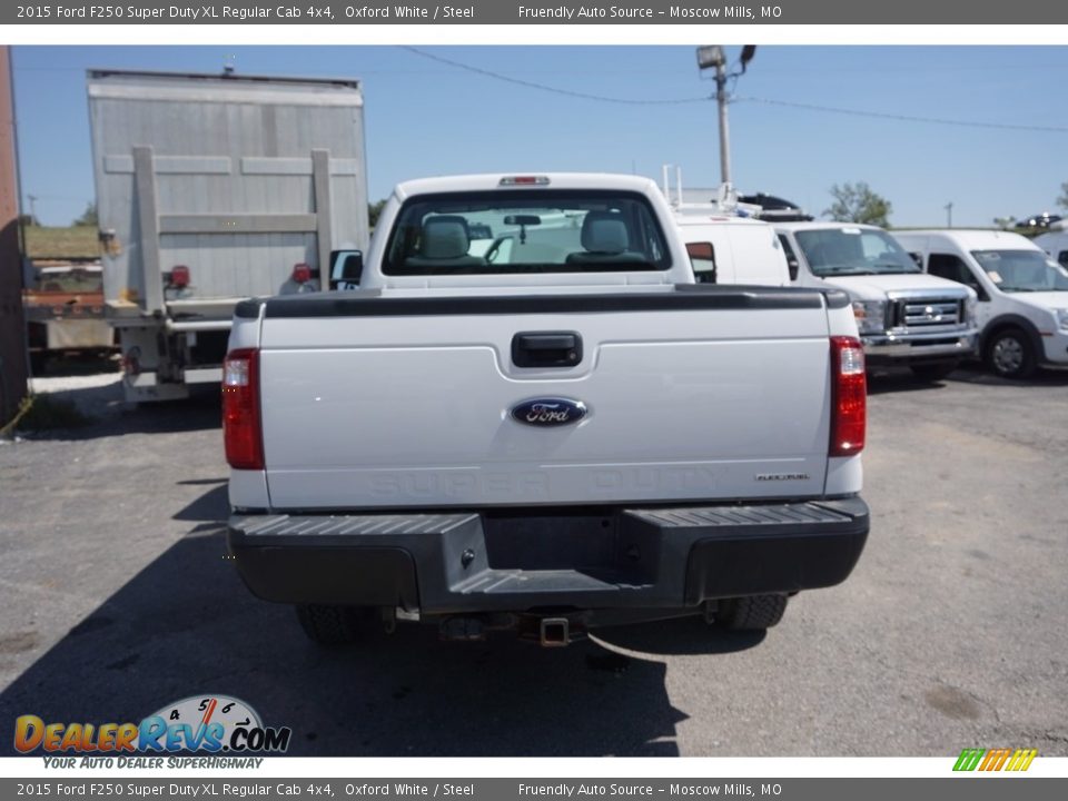 2015 Ford F250 Super Duty XL Regular Cab 4x4 Oxford White / Steel Photo #9