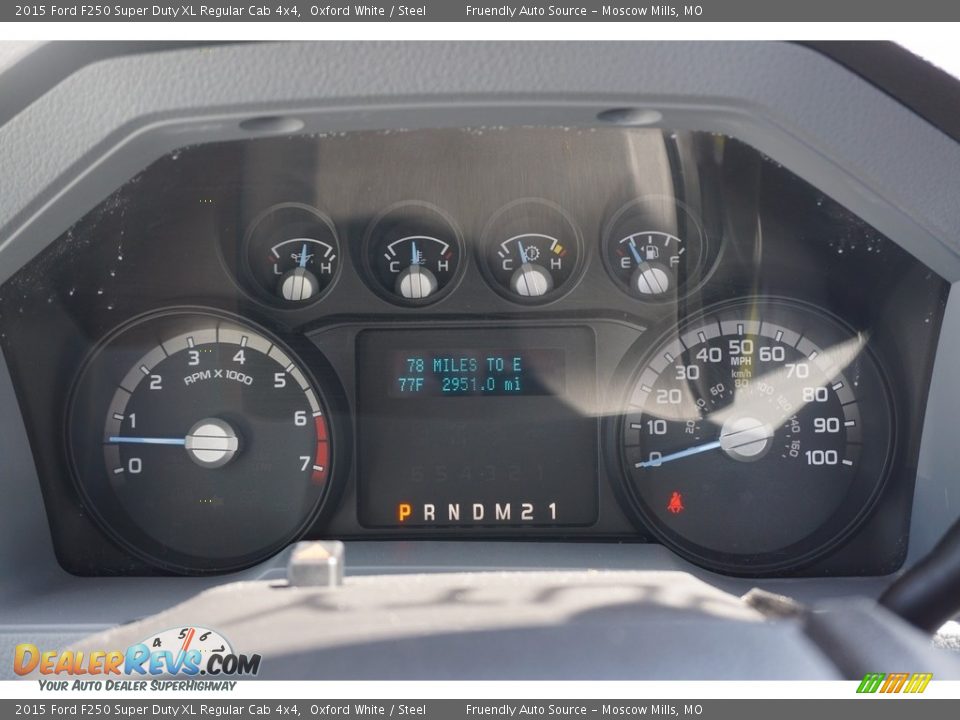 2015 Ford F250 Super Duty XL Regular Cab 4x4 Oxford White / Steel Photo #15