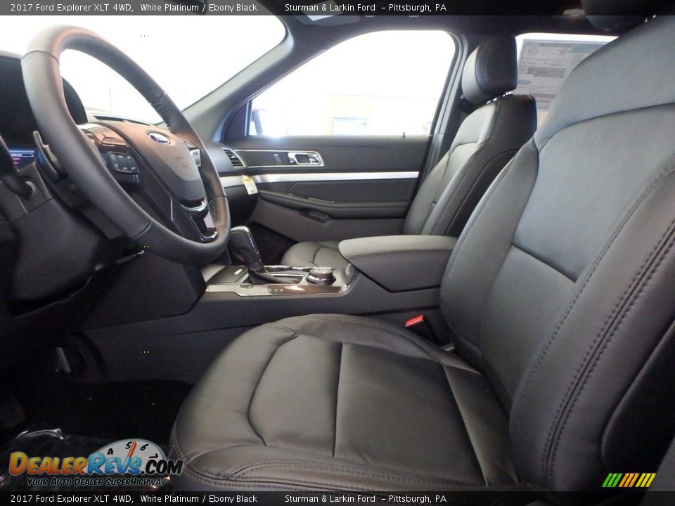 2017 Ford Explorer XLT 4WD White Platinum / Ebony Black Photo #6