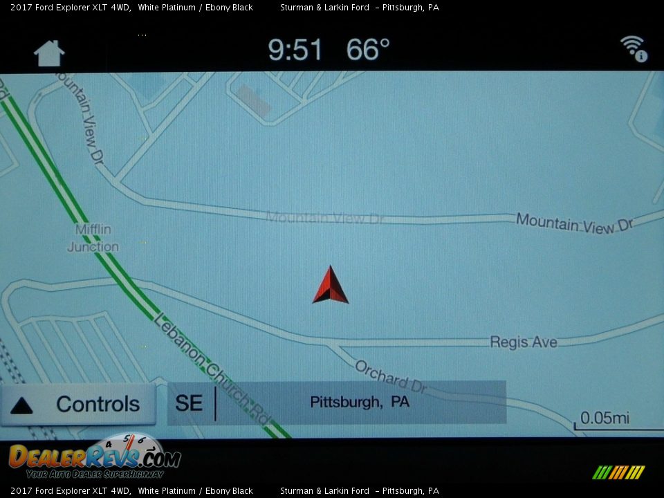 2017 Ford Explorer XLT 4WD White Platinum / Ebony Black Photo #13