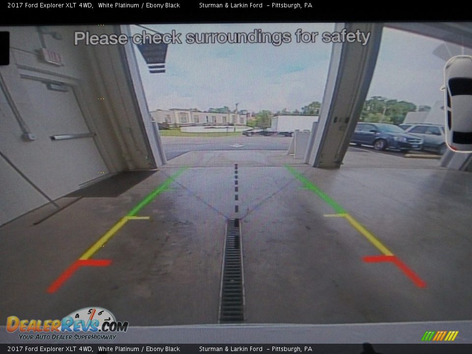2017 Ford Explorer XLT 4WD White Platinum / Ebony Black Photo #15