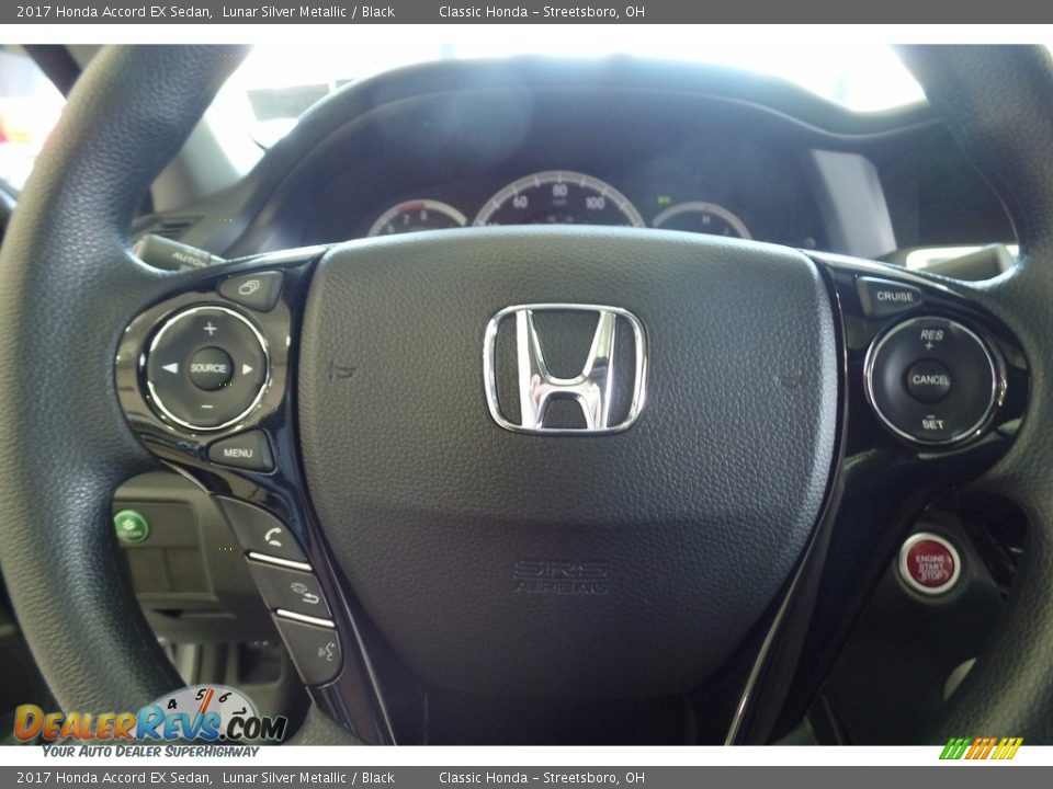 2017 Honda Accord EX Sedan Lunar Silver Metallic / Black Photo #10