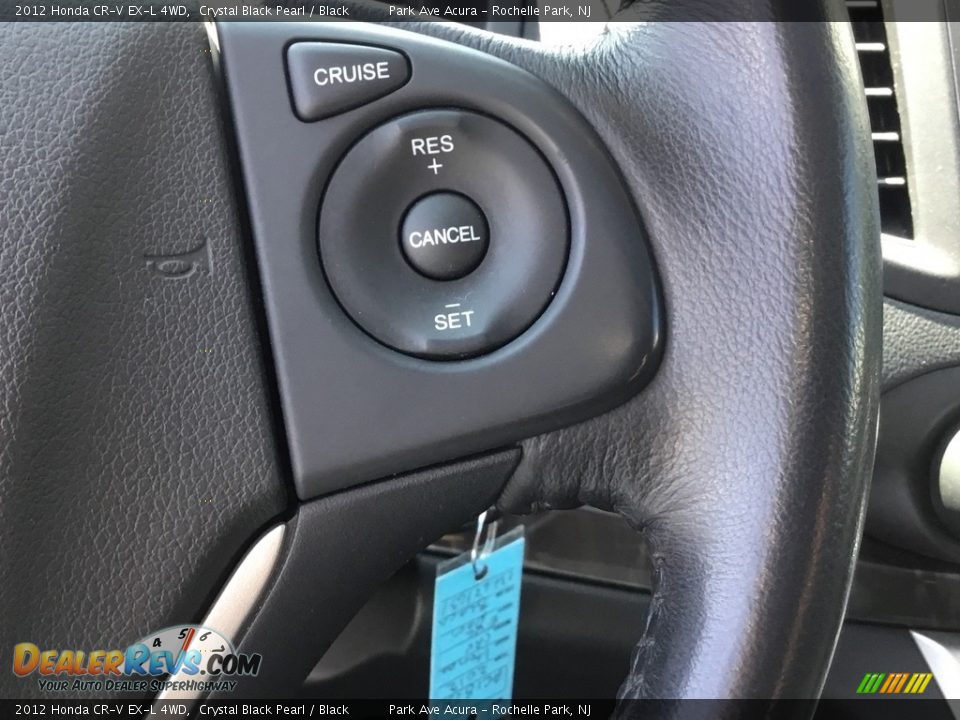 2012 Honda CR-V EX-L 4WD Crystal Black Pearl / Black Photo #20