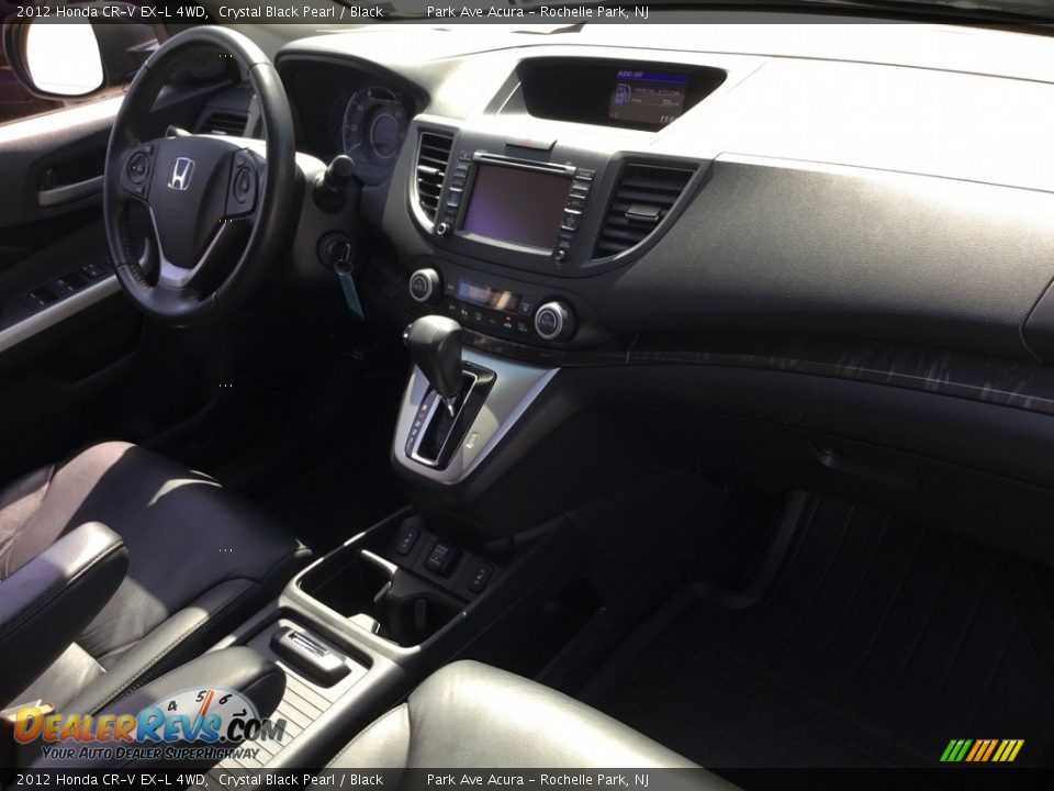 2012 Honda CR-V EX-L 4WD Crystal Black Pearl / Black Photo #27