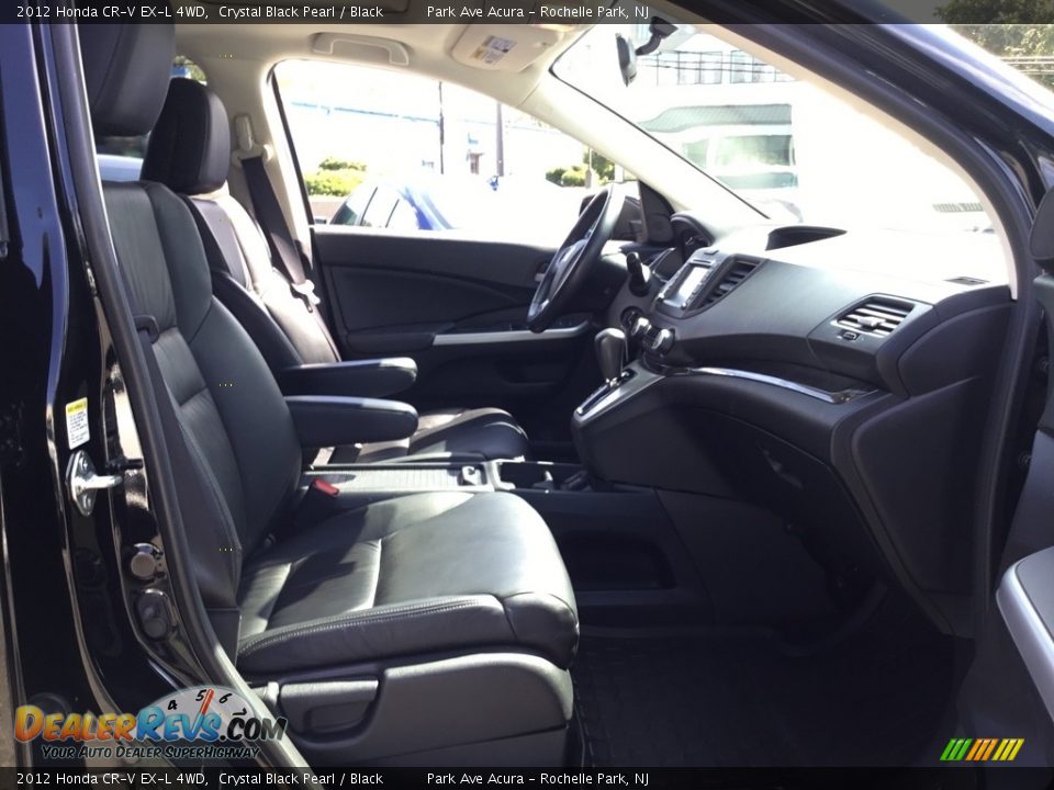 2012 Honda CR-V EX-L 4WD Crystal Black Pearl / Black Photo #28