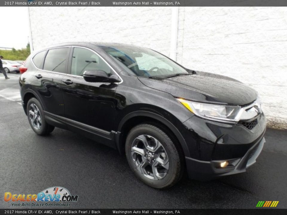 2017 Honda CR-V EX AWD Crystal Black Pearl / Black Photo #1