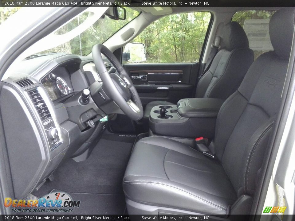Black Interior - 2018 Ram 2500 Laramie Mega Cab 4x4 Photo #9