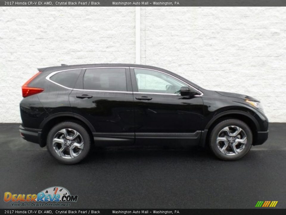 2017 Honda CR-V EX AWD Crystal Black Pearl / Black Photo #2