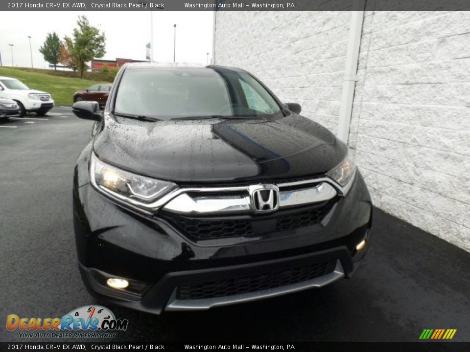 2017 Honda CR-V EX AWD Crystal Black Pearl / Black Photo #4