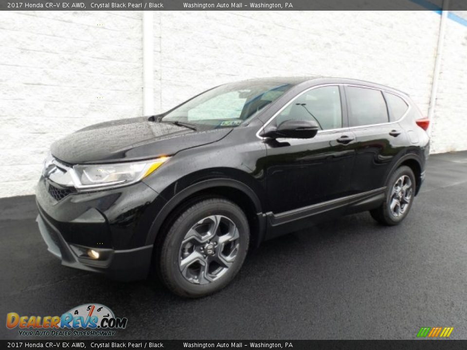 2017 Honda CR-V EX AWD Crystal Black Pearl / Black Photo #5