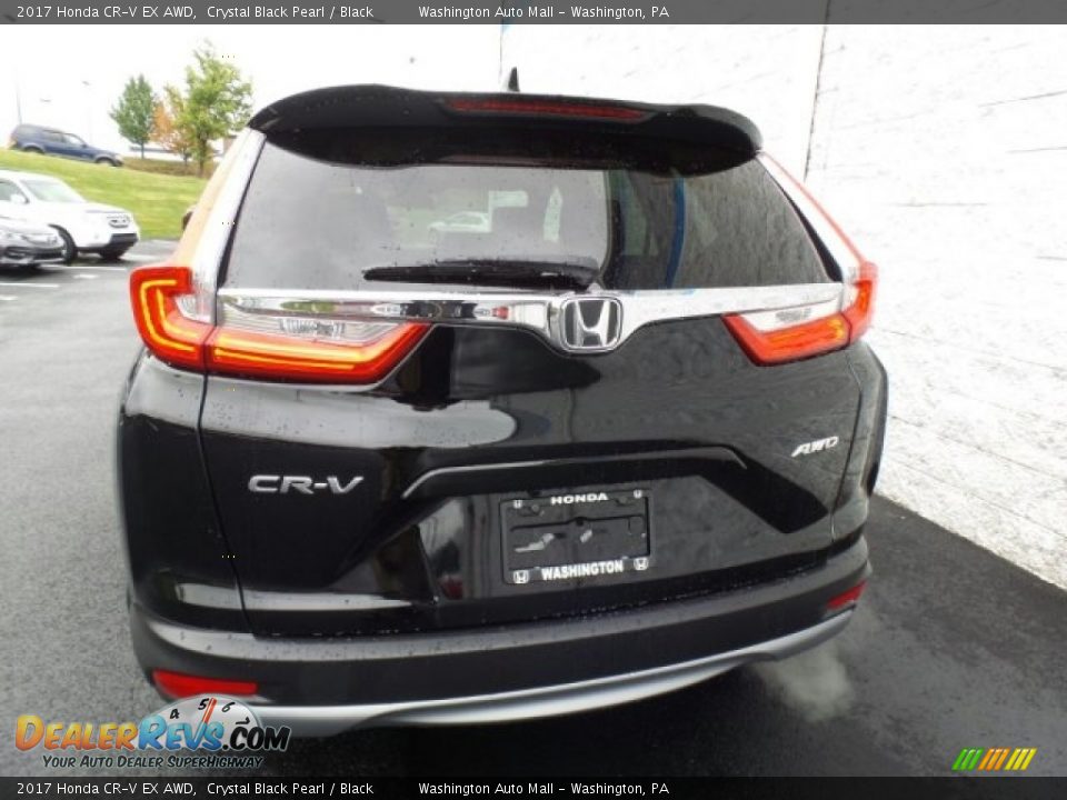 2017 Honda CR-V EX AWD Crystal Black Pearl / Black Photo #7