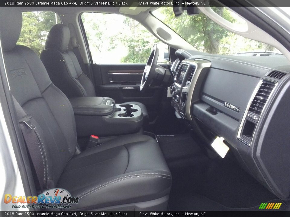 2018 Ram 2500 Laramie Mega Cab 4x4 Bright Silver Metallic / Black Photo #14