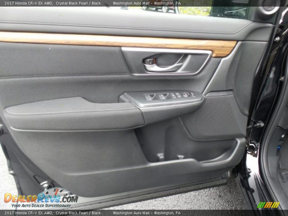 2017 Honda CR-V EX AWD Crystal Black Pearl / Black Photo #12