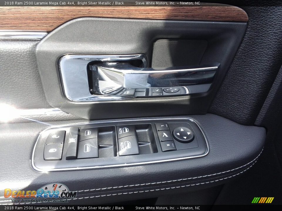 2018 Ram 2500 Laramie Mega Cab 4x4 Bright Silver Metallic / Black Photo #15