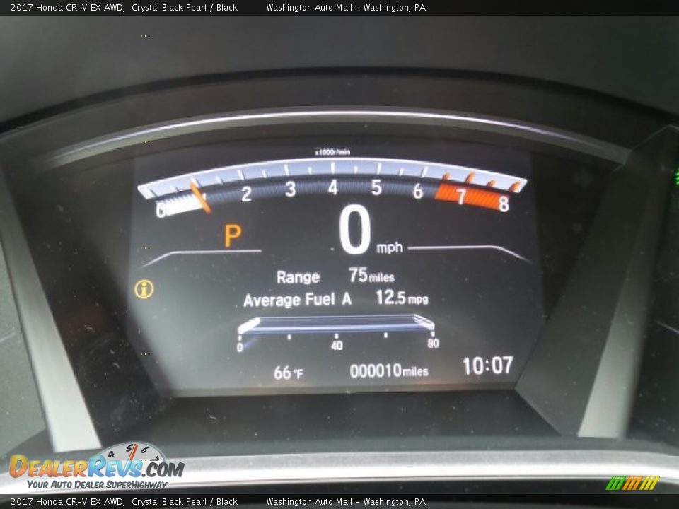 2017 Honda CR-V EX AWD Crystal Black Pearl / Black Photo #14