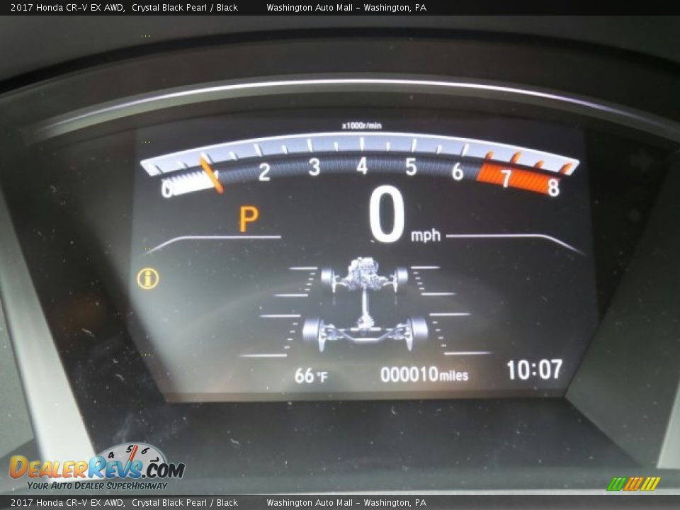 2017 Honda CR-V EX AWD Crystal Black Pearl / Black Photo #16