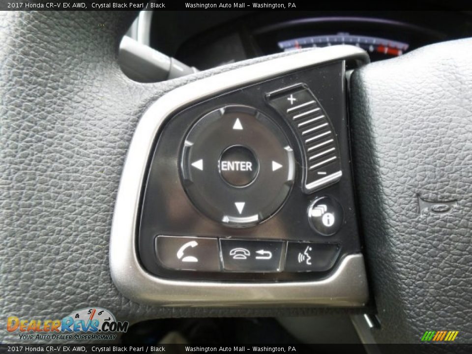 2017 Honda CR-V EX AWD Crystal Black Pearl / Black Photo #18