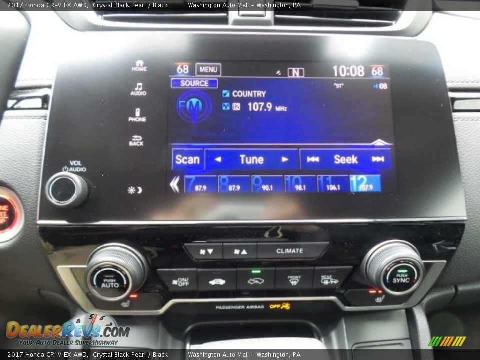 2017 Honda CR-V EX AWD Crystal Black Pearl / Black Photo #22