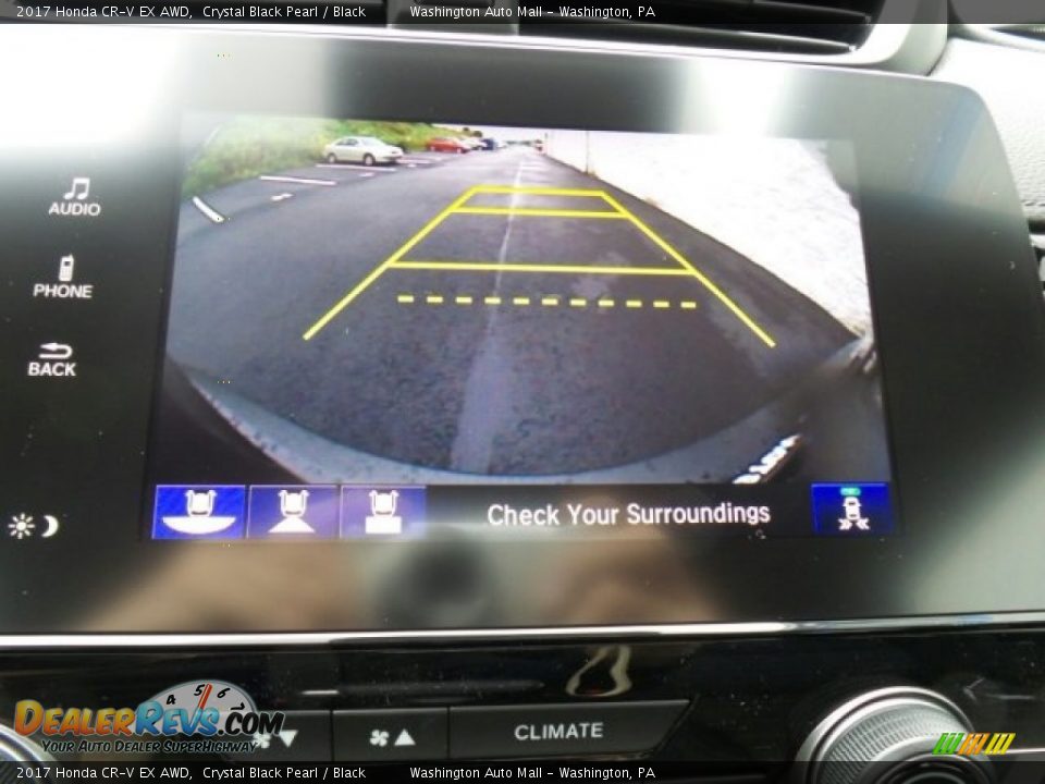 2017 Honda CR-V EX AWD Crystal Black Pearl / Black Photo #28