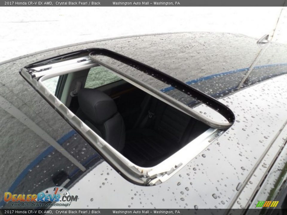 2017 Honda CR-V EX AWD Crystal Black Pearl / Black Photo #30