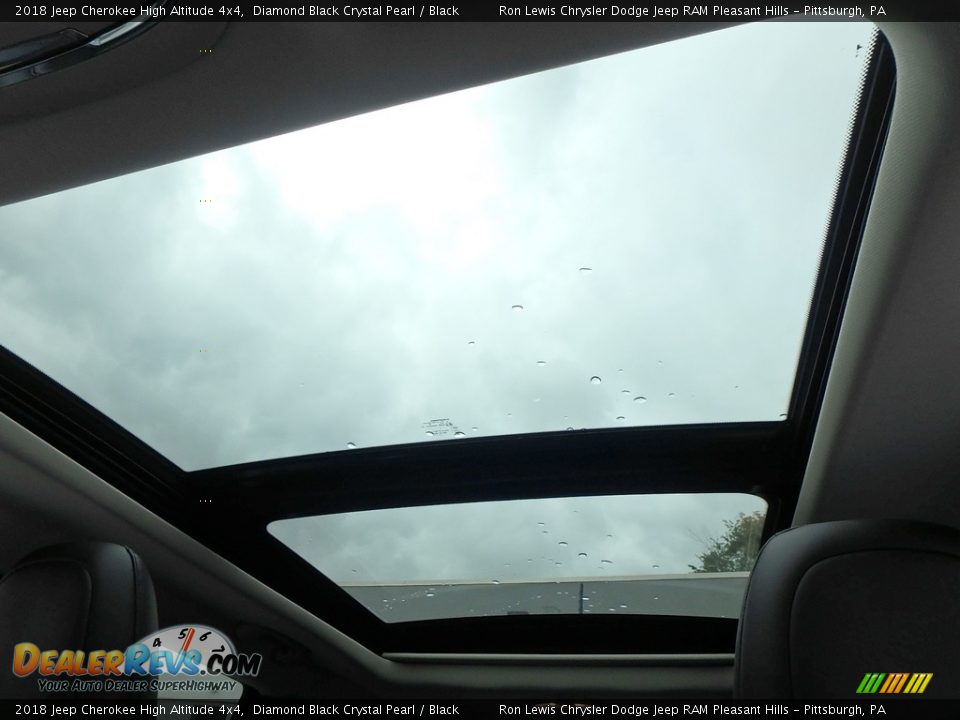 2018 Jeep Cherokee High Altitude 4x4 Diamond Black Crystal Pearl / Black Photo #16