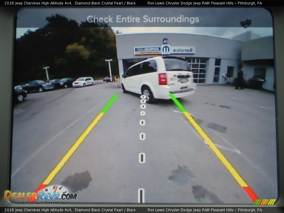 2018 Jeep Cherokee High Altitude 4x4 Diamond Black Crystal Pearl / Black Photo #18