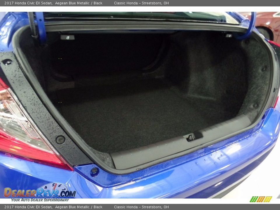 2017 Honda Civic EX Sedan Aegean Blue Metallic / Black Photo #15