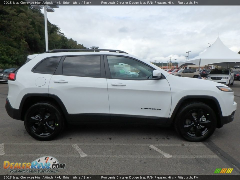 2018 Jeep Cherokee High Altitude 4x4 Bright White / Black Photo #6