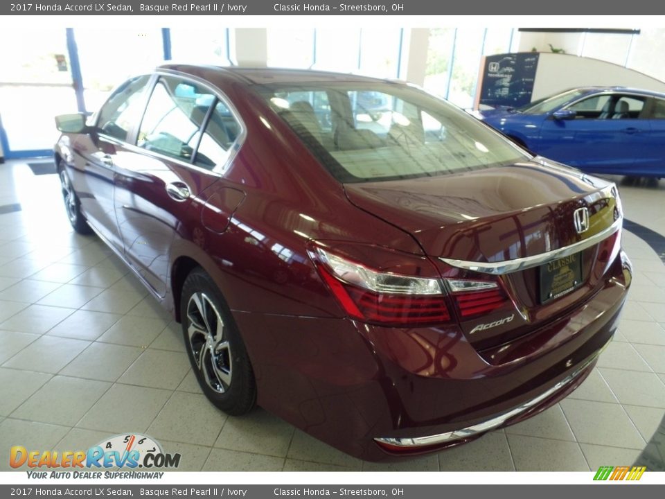 2017 Honda Accord LX Sedan Basque Red Pearl II / Ivory Photo #2