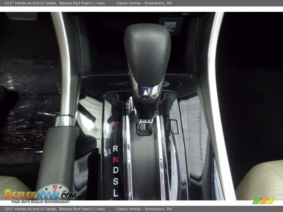 2017 Honda Accord LX Sedan Basque Red Pearl II / Ivory Photo #13