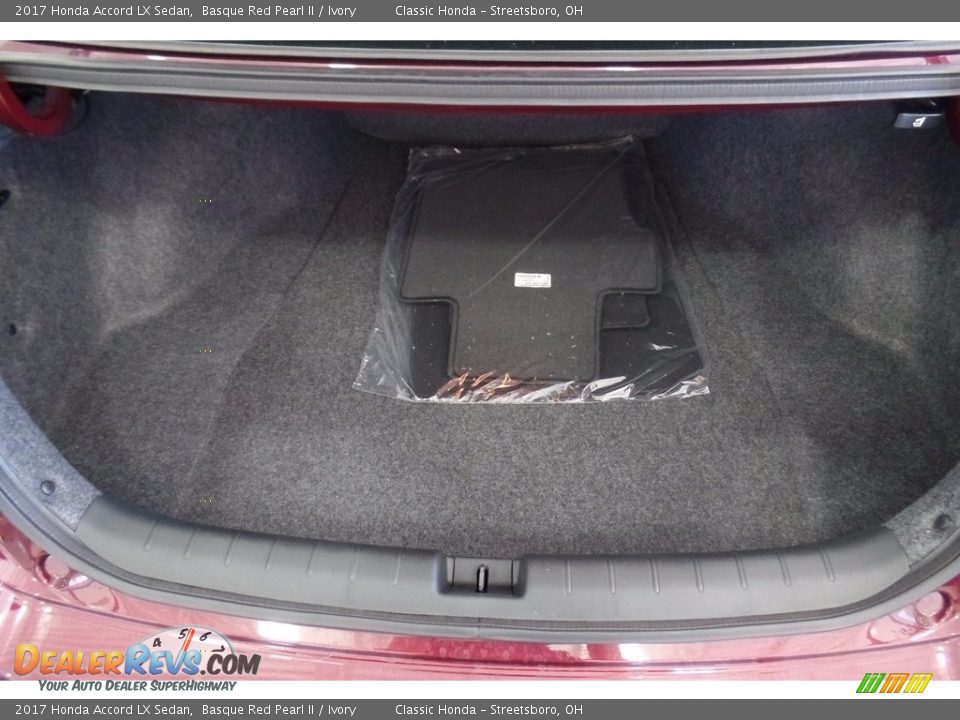 2017 Honda Accord LX Sedan Basque Red Pearl II / Ivory Photo #14