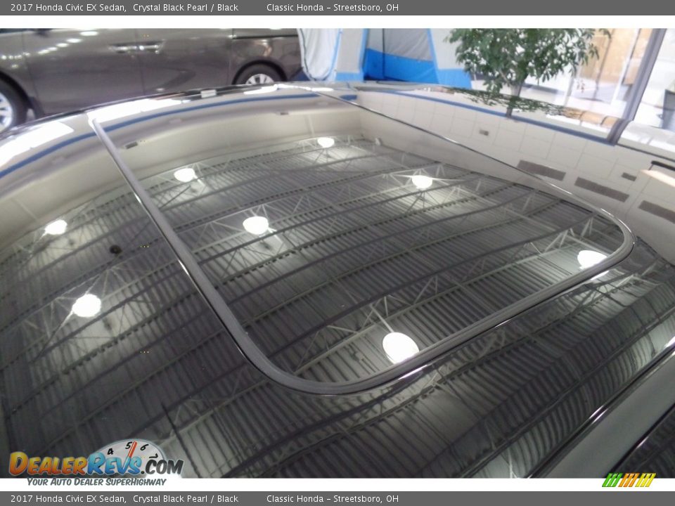 2017 Honda Civic EX Sedan Crystal Black Pearl / Black Photo #12