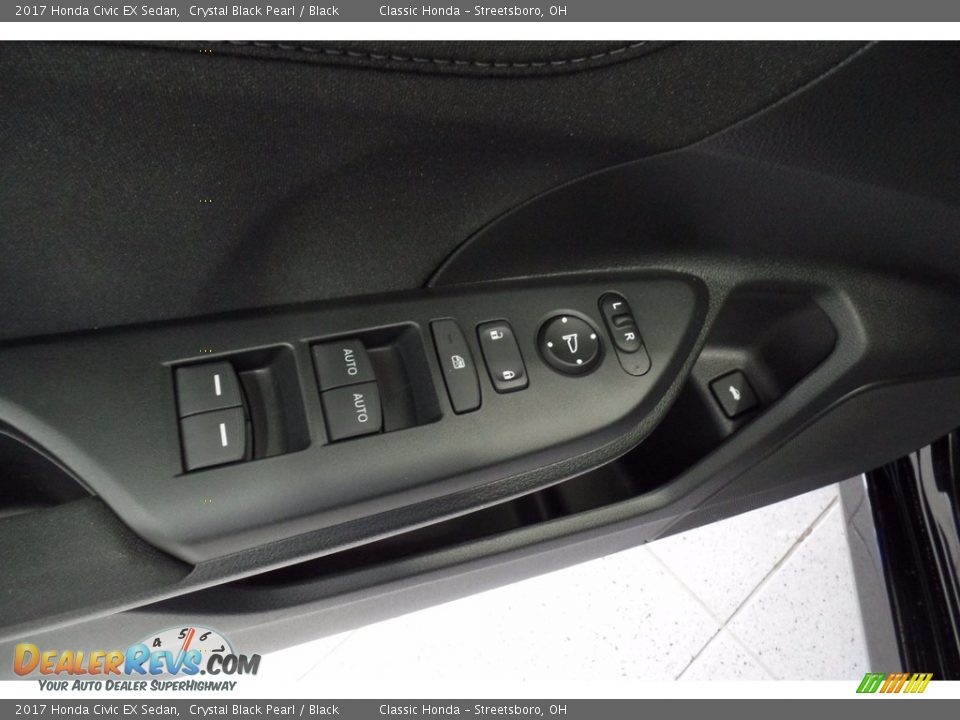 2017 Honda Civic EX Sedan Crystal Black Pearl / Black Photo #14