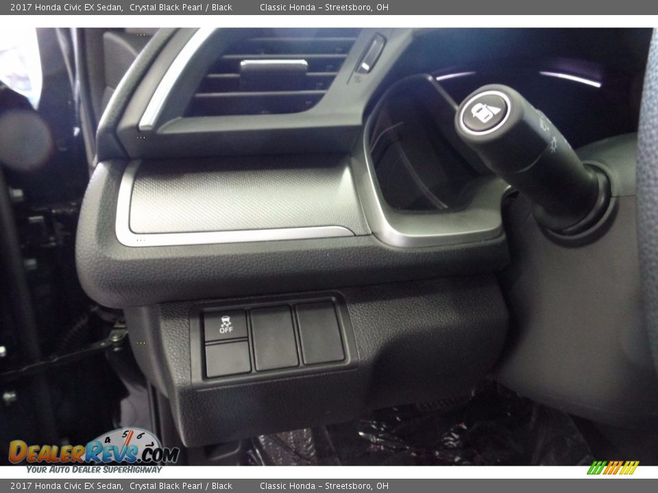 2017 Honda Civic EX Sedan Crystal Black Pearl / Black Photo #15
