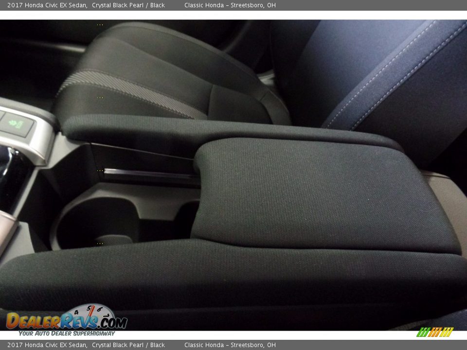 2017 Honda Civic EX Sedan Crystal Black Pearl / Black Photo #18