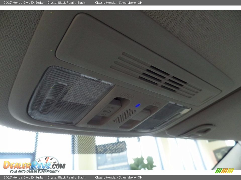 2017 Honda Civic EX Sedan Crystal Black Pearl / Black Photo #26