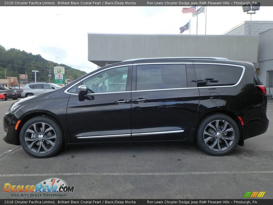 Brilliant Black Crystal Pearl 2018 Chrysler Pacifica Limited Photo #2
