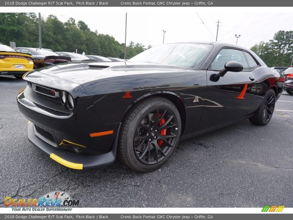 2018 Dodge Challenger R/T Scat Pack Pitch Black / Black Photo #1