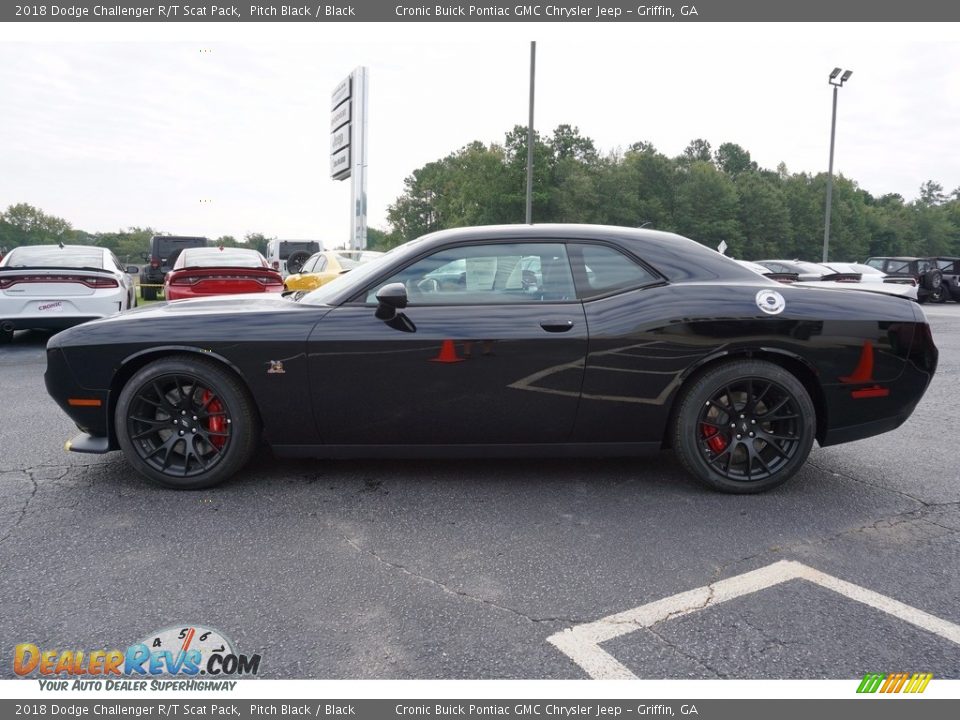 2018 Dodge Challenger R/T Scat Pack Pitch Black / Black Photo #2