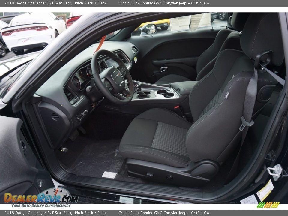 Black Interior - 2018 Dodge Challenger R/T Scat Pack Photo #7