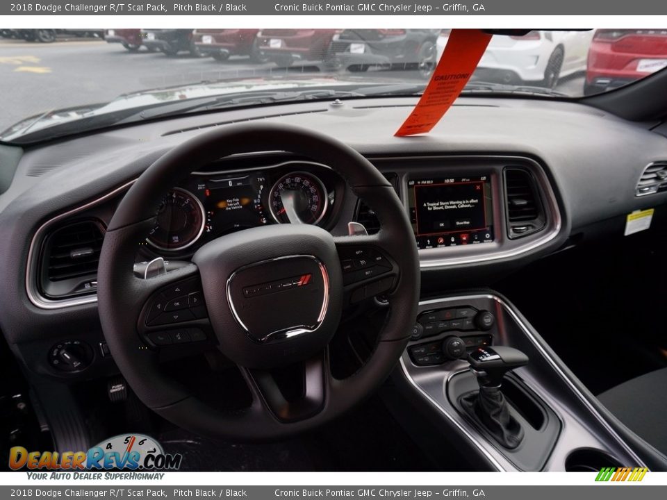 2018 Dodge Challenger R/T Scat Pack Pitch Black / Black Photo #8