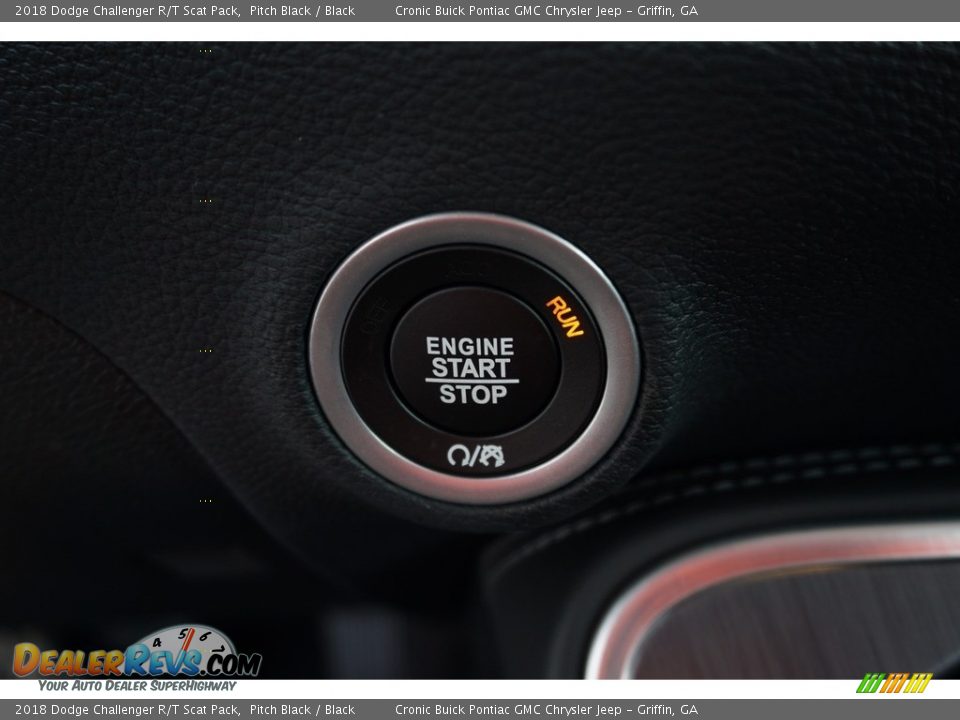 2018 Dodge Challenger R/T Scat Pack Pitch Black / Black Photo #14