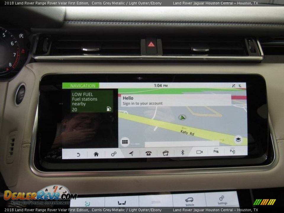 Navigation of 2018 Land Rover Range Rover Velar First Edition Photo #20