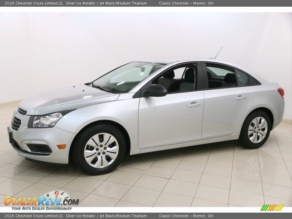 2016 Chevrolet Cruze Limited LS Silver Ice Metallic / Jet Black/Medium Titanium Photo #3