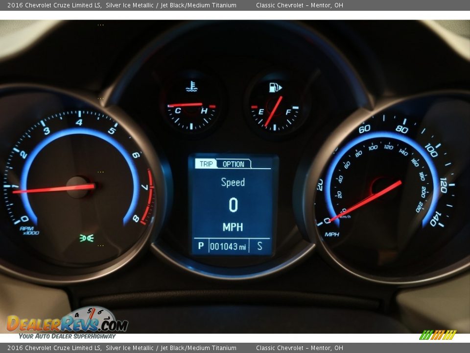 2016 Chevrolet Cruze Limited LS Silver Ice Metallic / Jet Black/Medium Titanium Photo #7