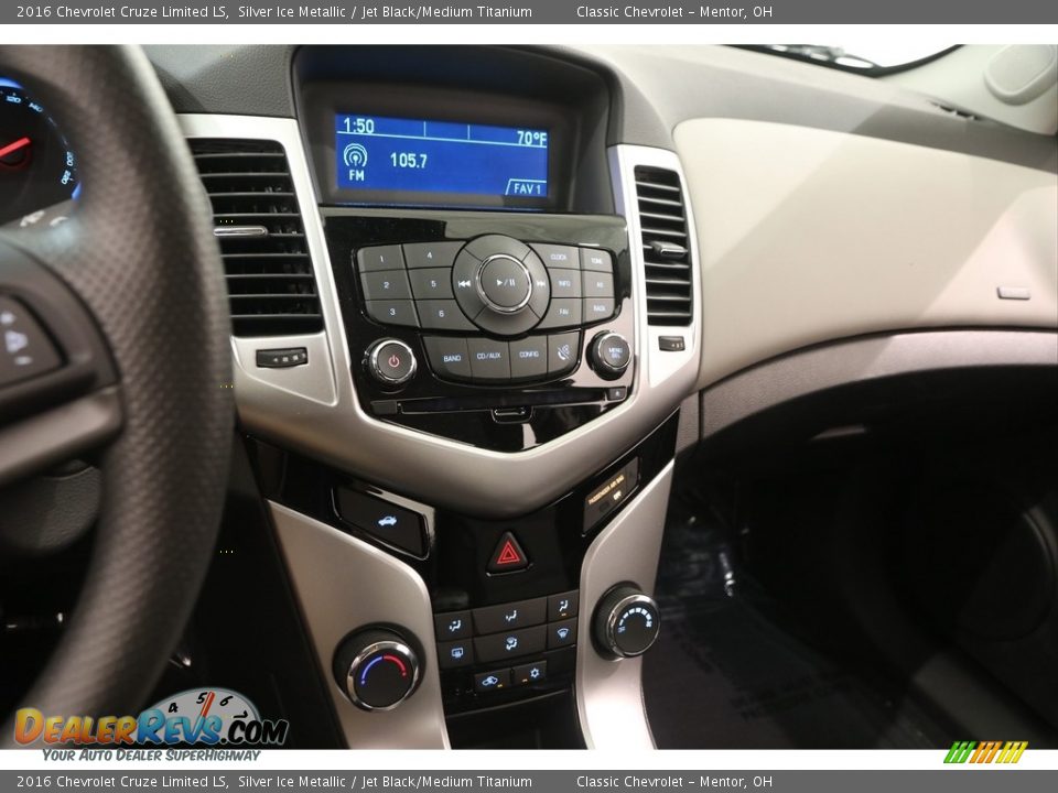 2016 Chevrolet Cruze Limited LS Silver Ice Metallic / Jet Black/Medium Titanium Photo #8