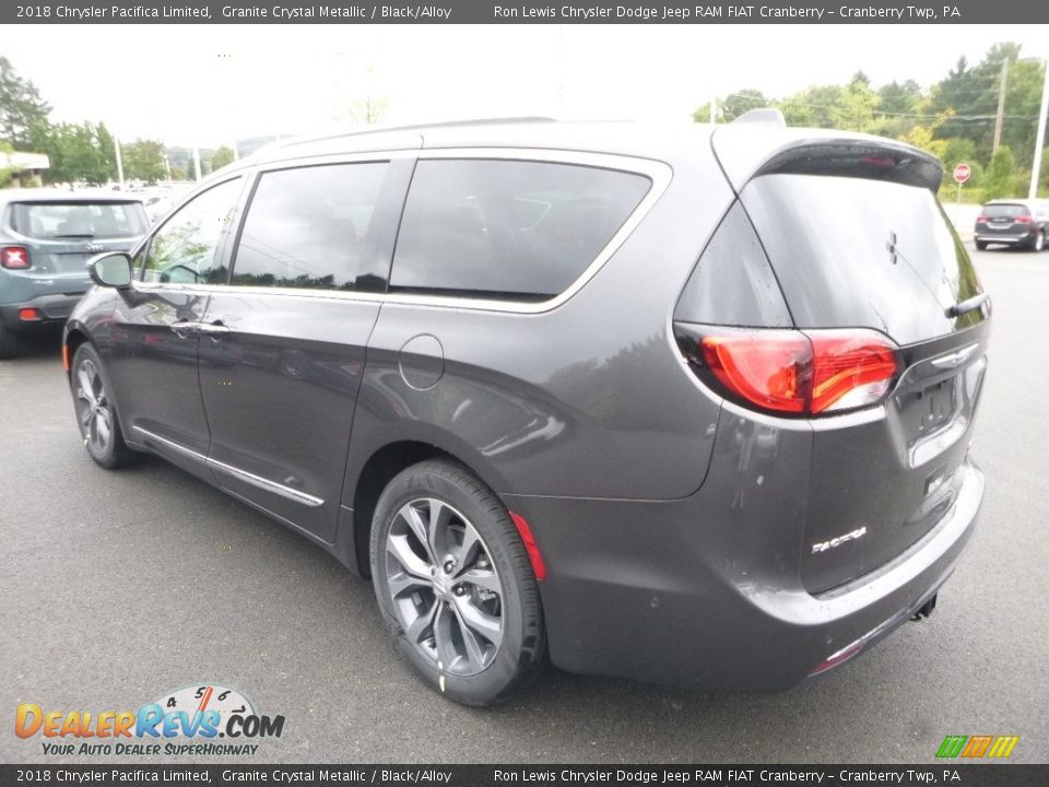 2018 Chrysler Pacifica Limited Granite Crystal Metallic / Black/Alloy Photo #3