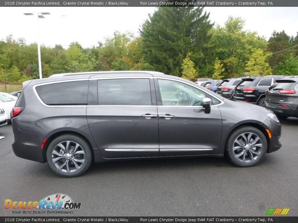 2018 Chrysler Pacifica Limited Granite Crystal Metallic / Black/Alloy Photo #6