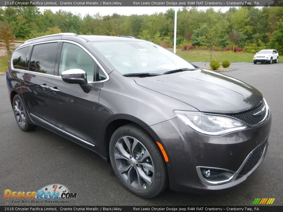 2018 Chrysler Pacifica Limited Granite Crystal Metallic / Black/Alloy Photo #7